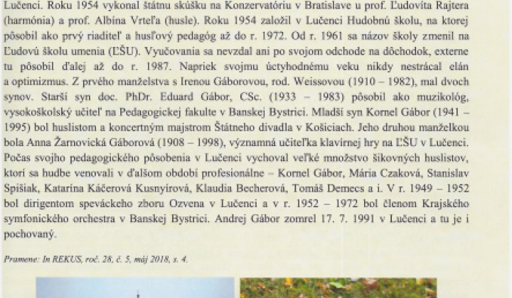 1. fotografia fotogalérie Osobnosti / Andrej Gábor - foto